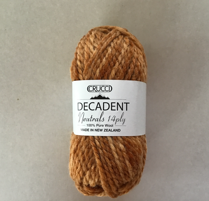 Crucci - Decadent Nuetrals 100% Wool 14ply-Ginger Ale