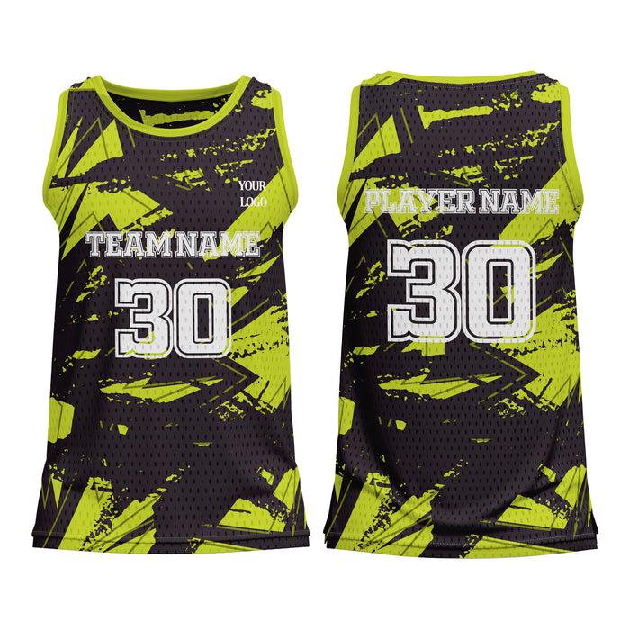 Custom Basketball Tank Top - Abstract Design - Personalized Tank-Top