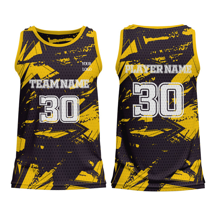 Custom Basketball Tank Top - Abstract Design - Personalized Tank-Top