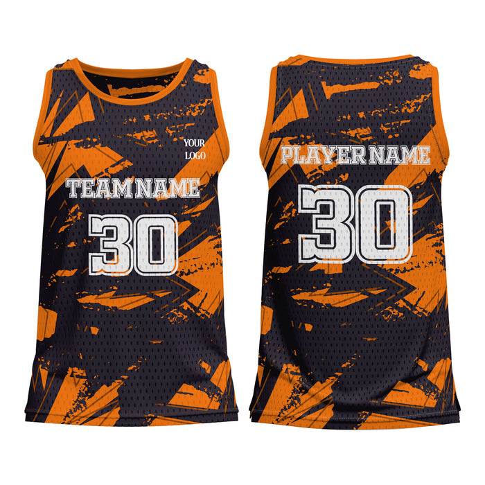 Custom Basketball Tank Top - Abstract Design - Personalized Tank-Top