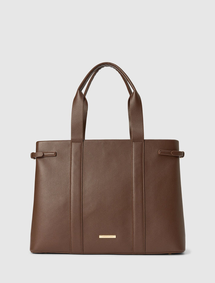 Dalton Laptop Tote Bag 0 Chocolate Forever New
