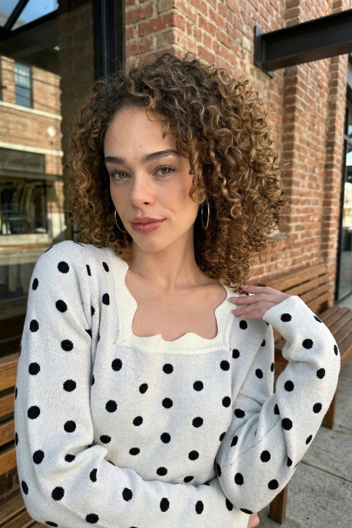 Darling Dot Sweater