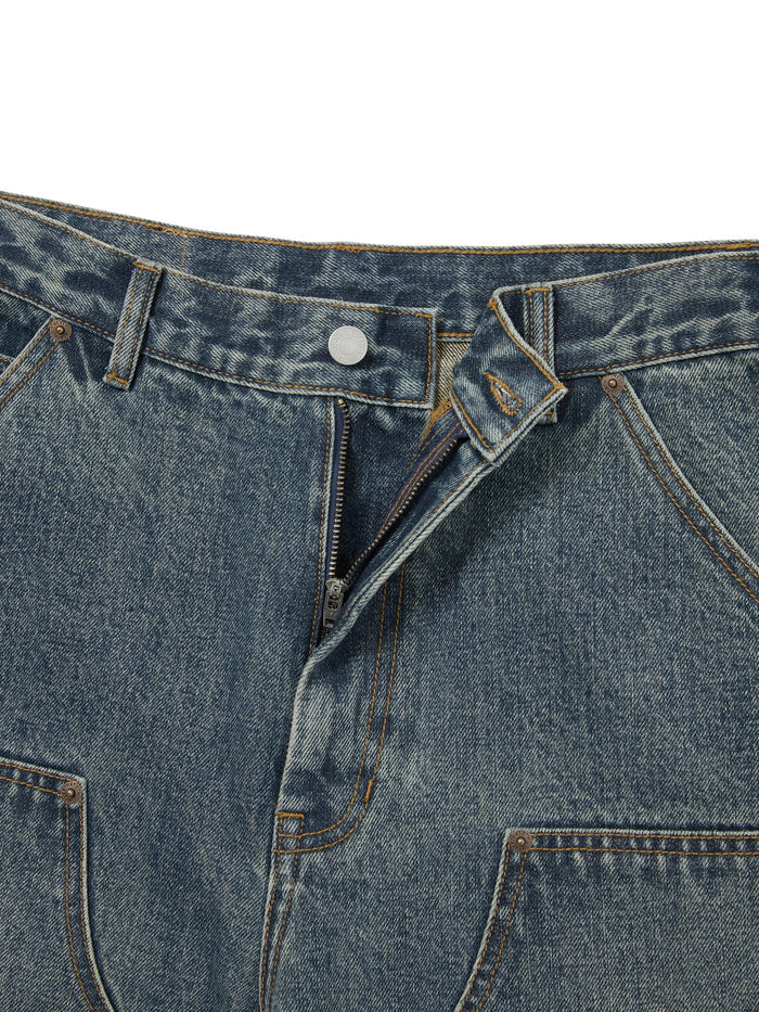 Denim Double Knee Pant
