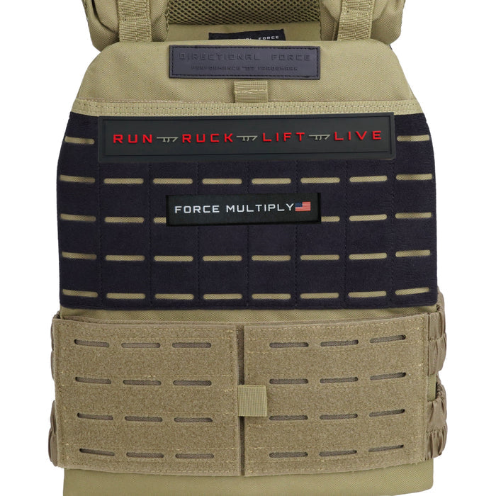 Directional Force Centurion Weight Vest - Black & Tan