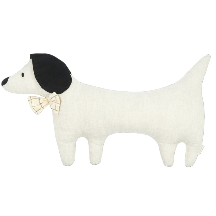 Dog Cushion Toby French Linen Greige