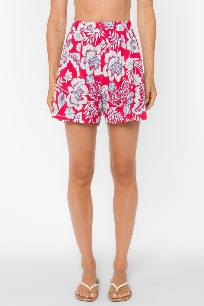 Donald Floral Shorts - Shorts - Velvet Heart Clothing