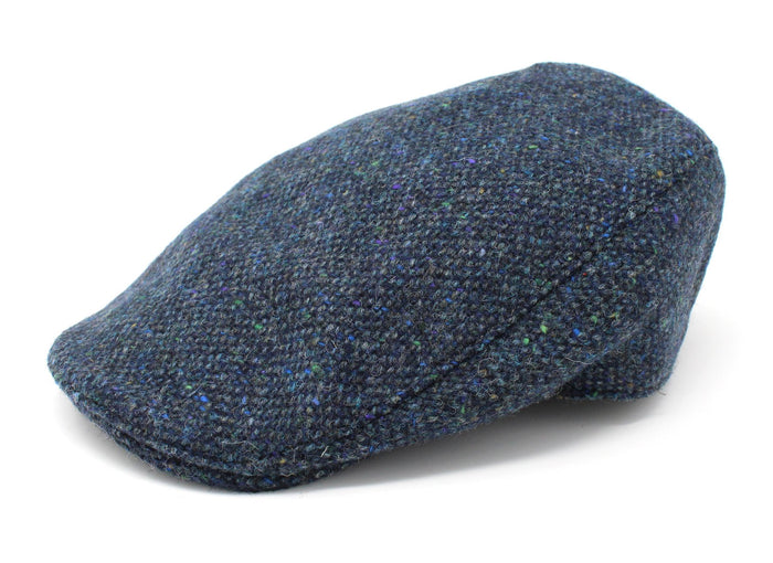 Navy and Aqua Salt and Pepper - Irish Tweed / Small