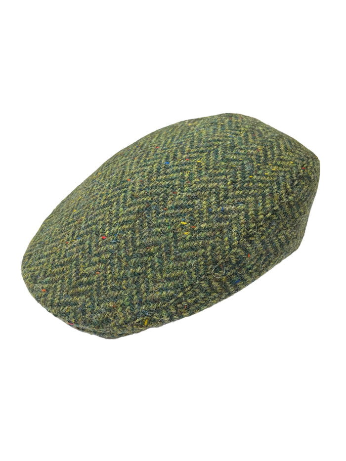 Moss Green Herringbone with Autumnal Flecks - Irish Tweed / Small