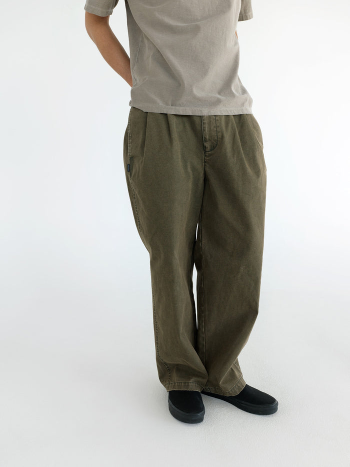 Double Pleated Wide Pant