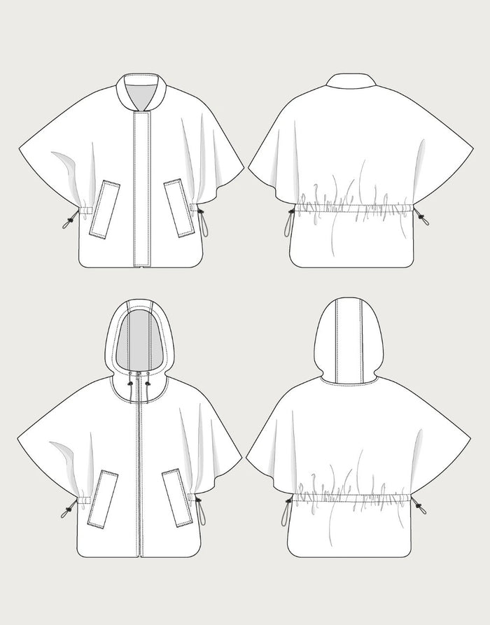 Drawstring Vest Sewing Pattern, The Assembly Line