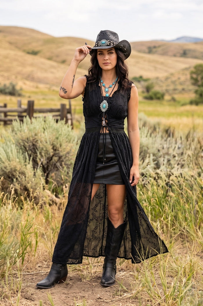 Dusk Rider Chiffon Top