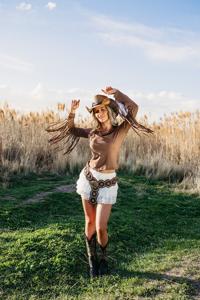 Dusty Darling Ruffle Skort