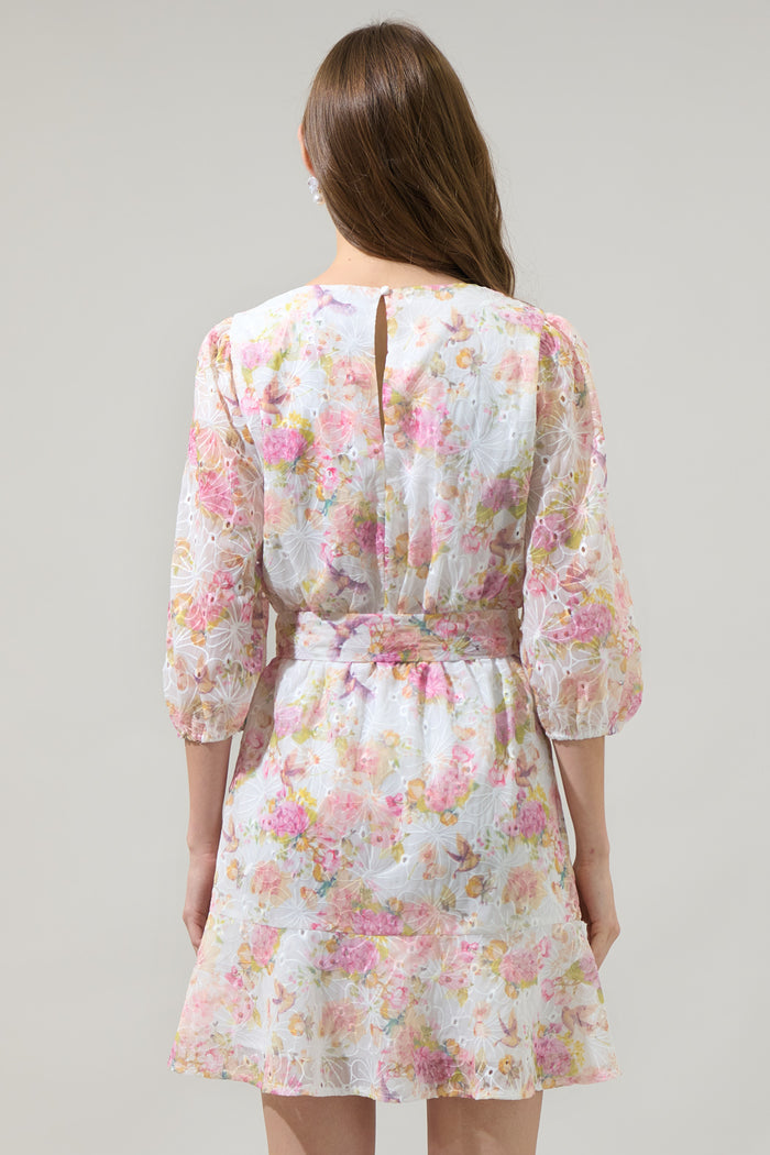 Emory Floral Brea Ruffle Mini Dress