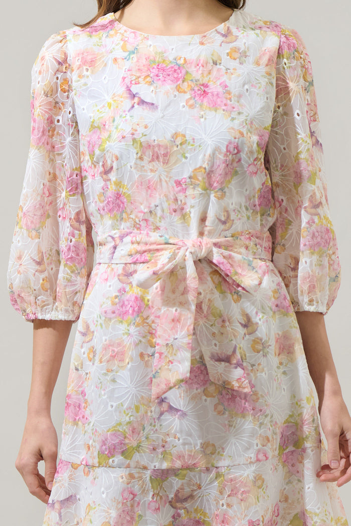Emory Floral Brea Ruffle Mini Dress