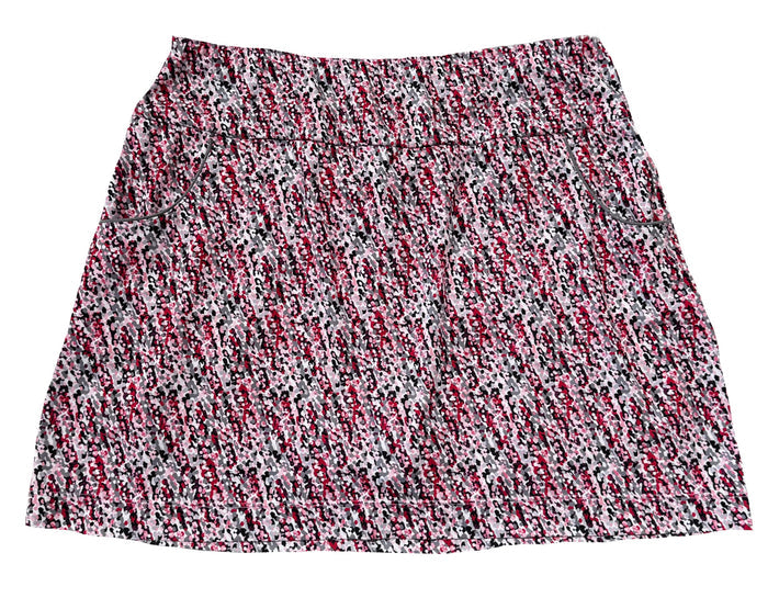 EP NY Women's Pink & Gray Print Golf Skort Size L