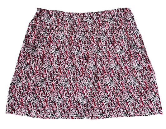 EP NY Women's Pink & Gray Print Golf Skort Size L