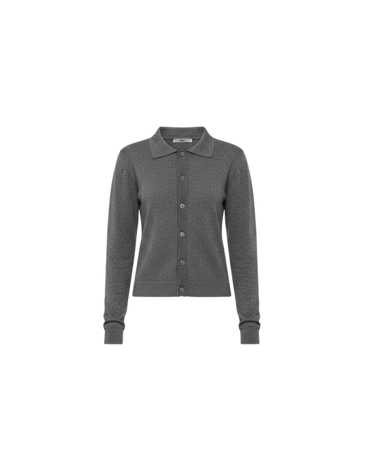 ESME POLO SHIRT CHARCOAL