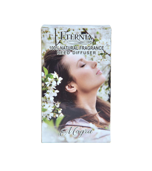 Eternia® Mogra reed diffuser gift box, natural fragrance reed design