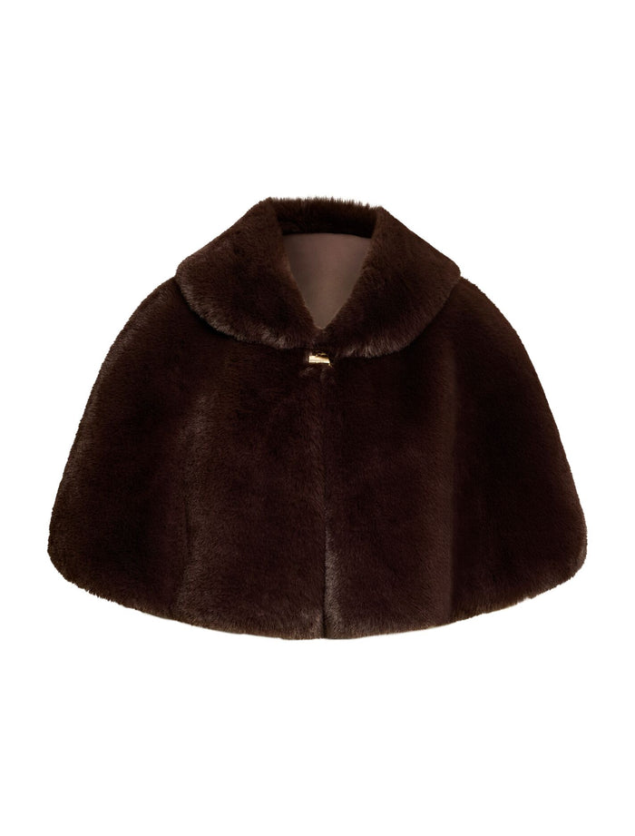 Evelyn Faux Fur Wrap Forever New