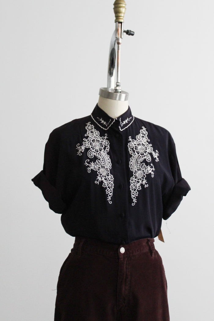 evening meadow button up