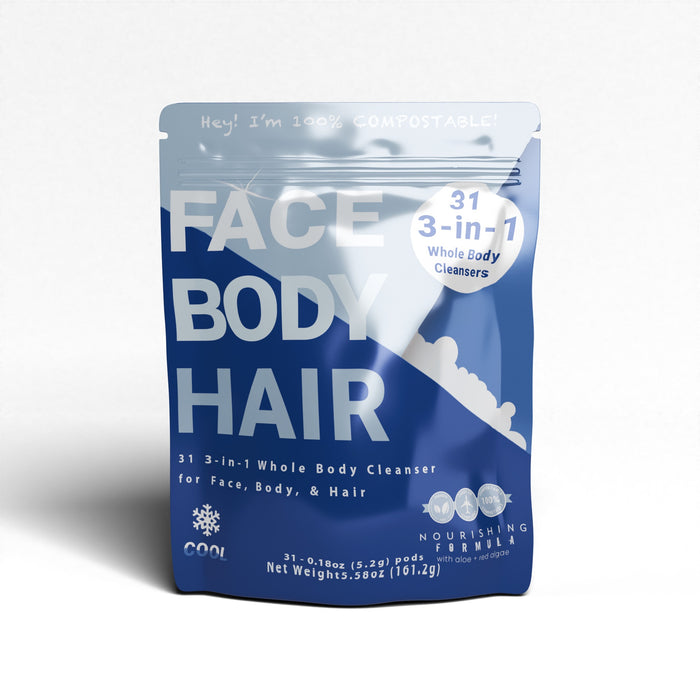 FACE BODY HAIR Body Wash Pods
