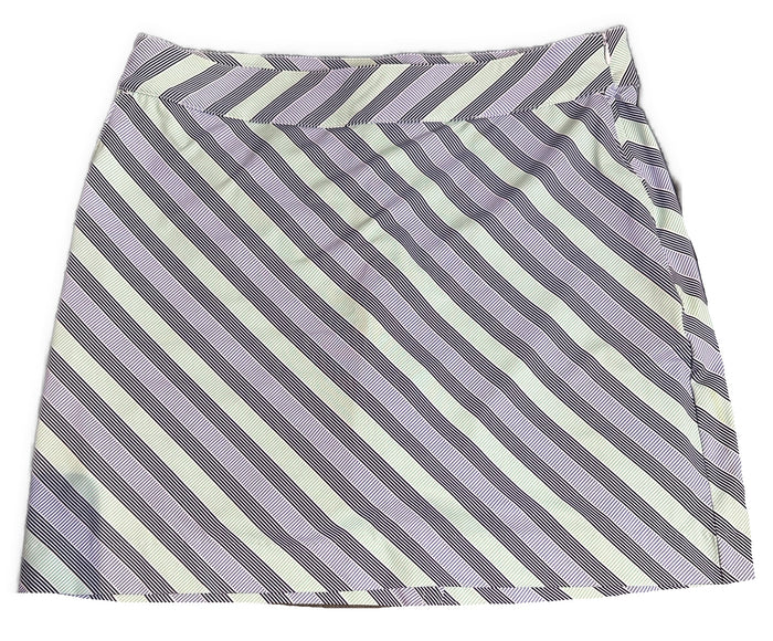 Fairway & Green Women's Purple, Black & Green Print Golf Skort Size 10
