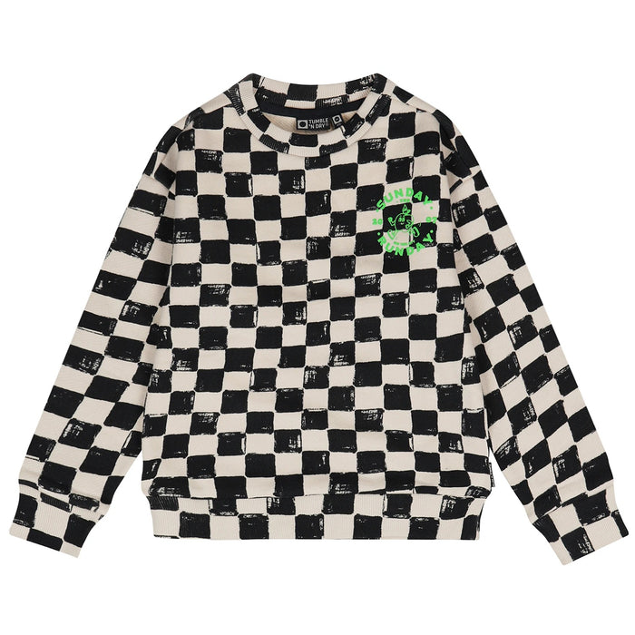 TUMBLE'N DRY Finish Sweater Off White