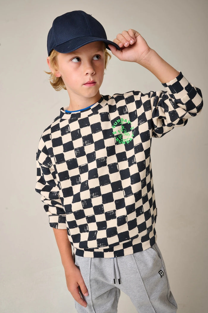 TUMBLE'N DRY Finish Sweater Off White