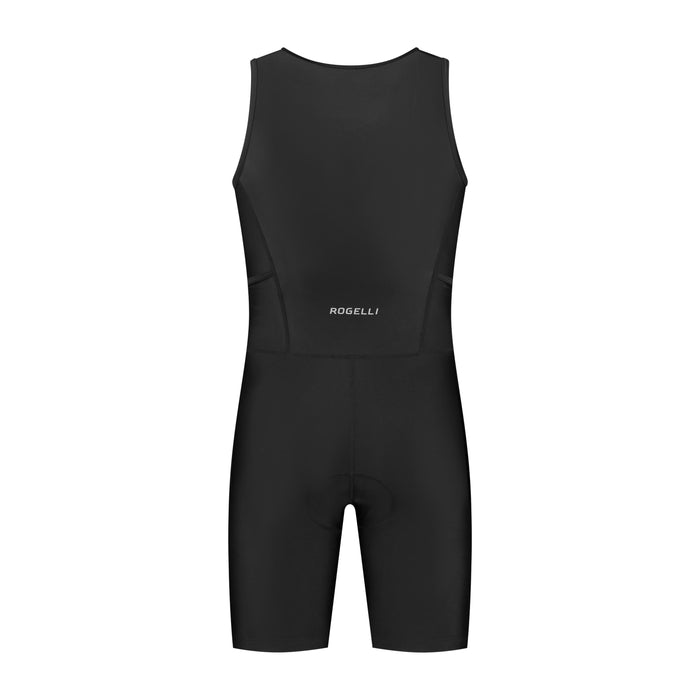Rogelli Florida triathlonpak zonder mouwen zwart achterkant.