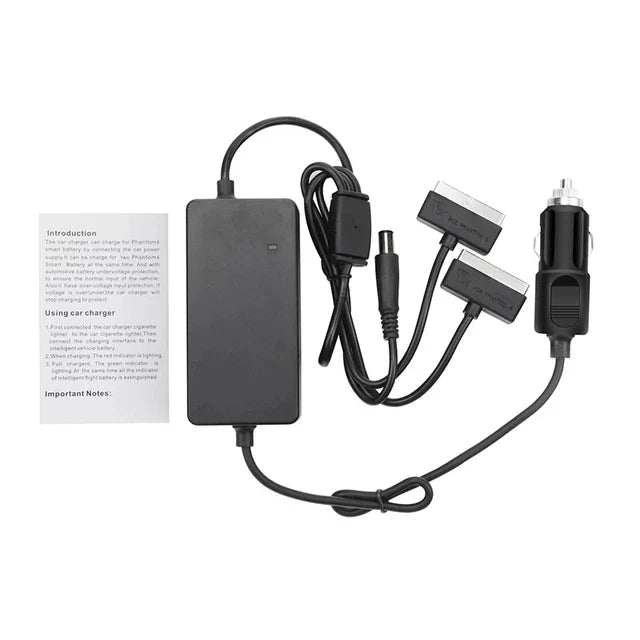 FlyPro Phantom 4 Battery Car Charger – Image 1 | DroneNerds