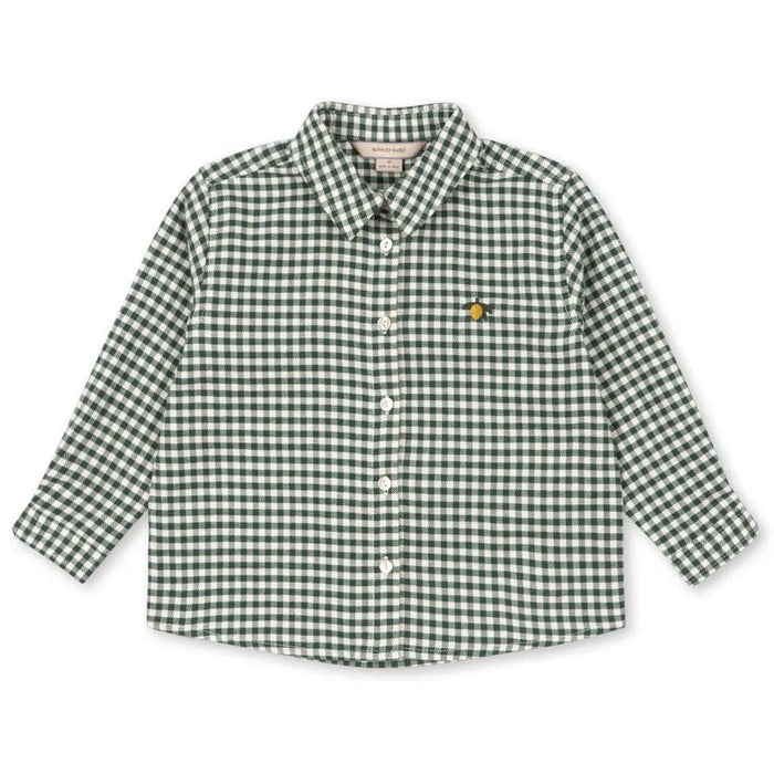 Foret LS Shirt Green Check