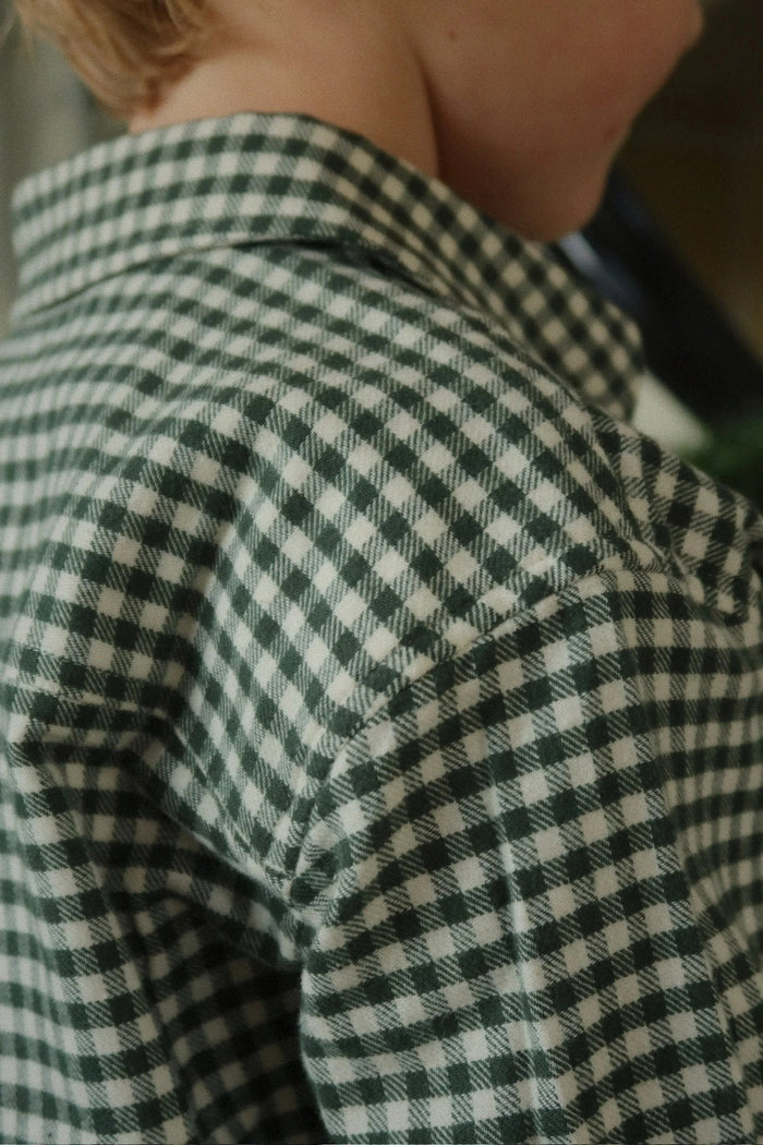 Foret LS Shirt Green Check