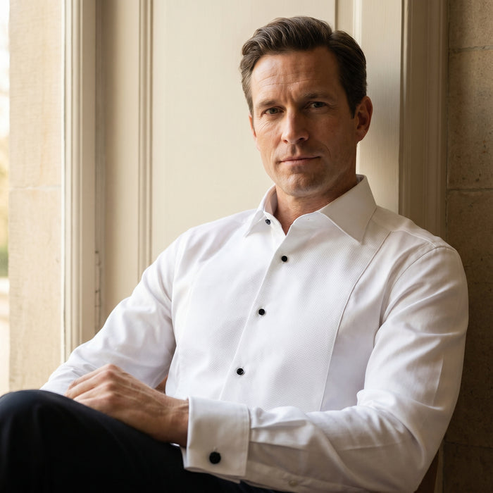 Formal Essential Shirt, worn — Emanuel Berg