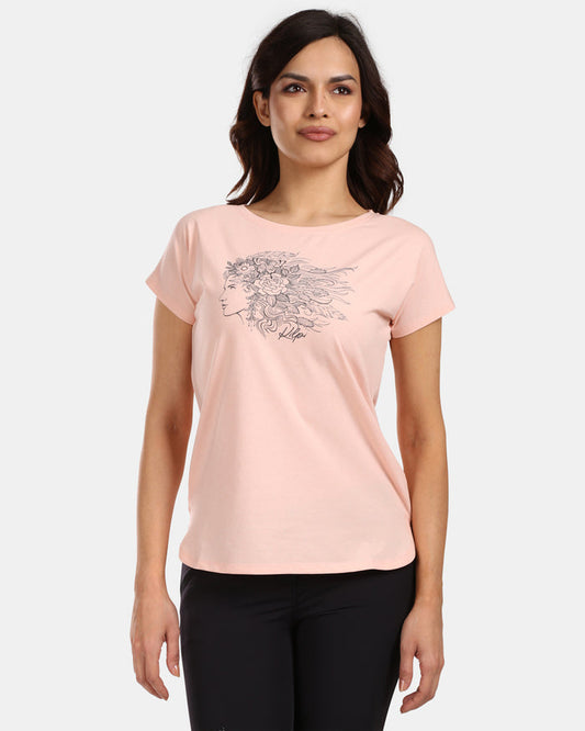 Damen-T-Shirt aus Baumwolle Kilpi NELLIM-W