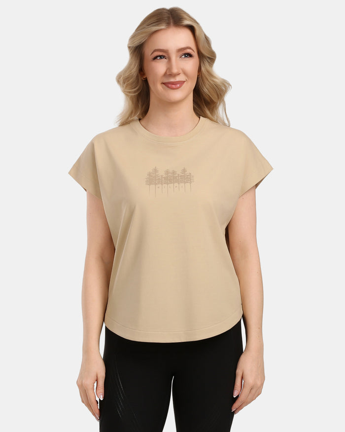 Damen-T-Shirt aus Baumwolle Kilpi NELLIM-W
