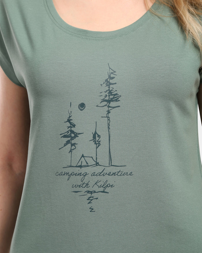 Damen-Baumwoll-T-Shirt Roane w Kilpi ROANE-W