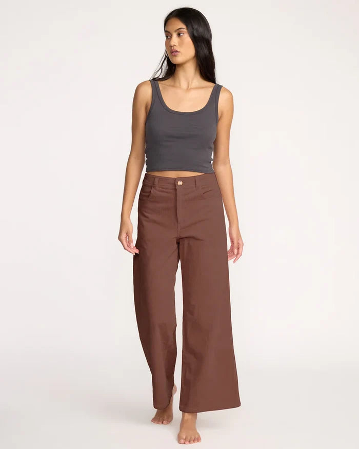 Free Fall High-Waist Cord Pants