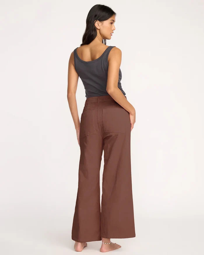 Free Fall High-Waist Cord Pants