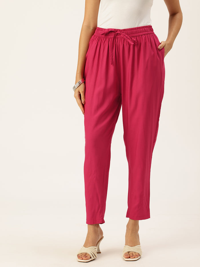 Fuchsia Pencil Pant