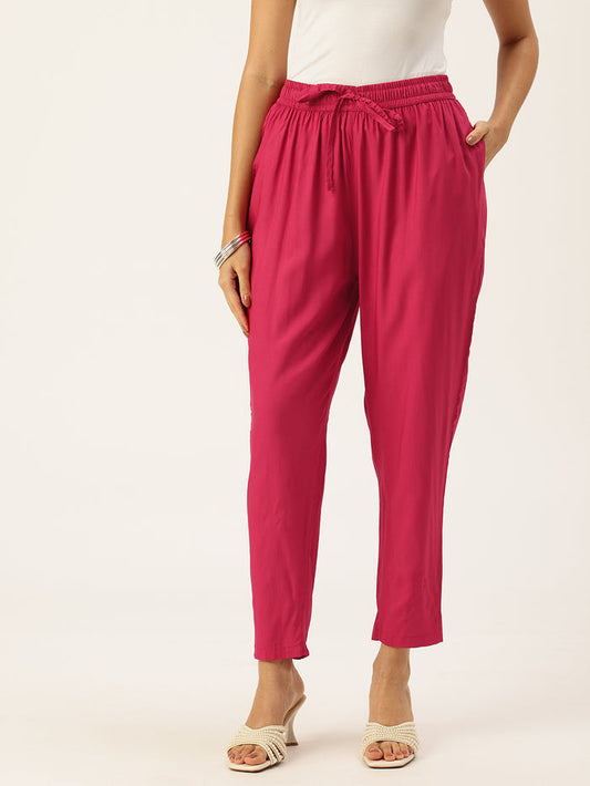 Fuchsia Pencil Pant