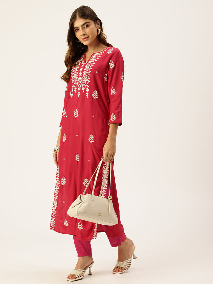 Fuchsia Pencil Pant
