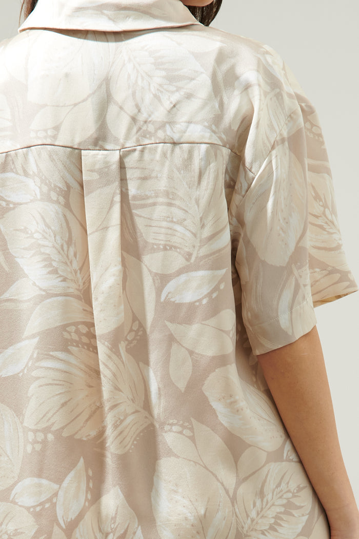 Gardenia Floral Otto Short Sleeve Button Down Shirt