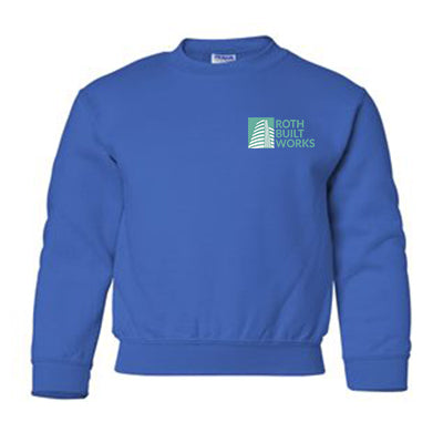 Gildan Youth Heavy Blend Fleece Crewneck Sweatshirt, Full Color