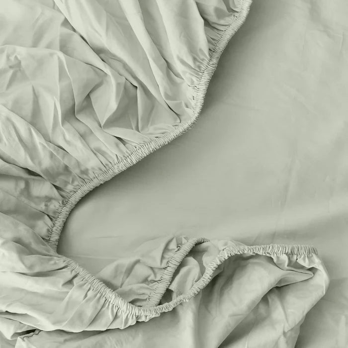 Green Cot Bed Fitted Sheet