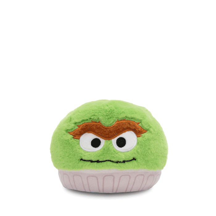 Grumpy Bear & Oscar 4" Reversible Plushie flip GIF