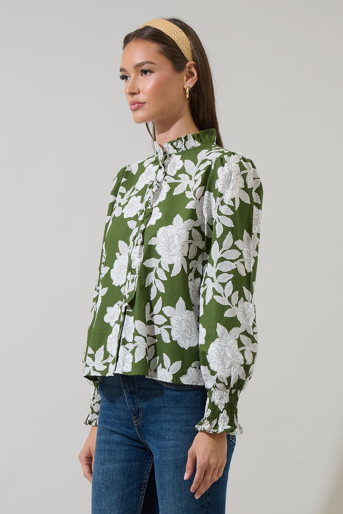 Haizley Floral Minny Long Sleeve Top