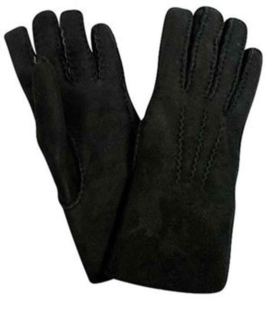 Hand Sewn Lambskin Gloves - Black - The Classic Boutique