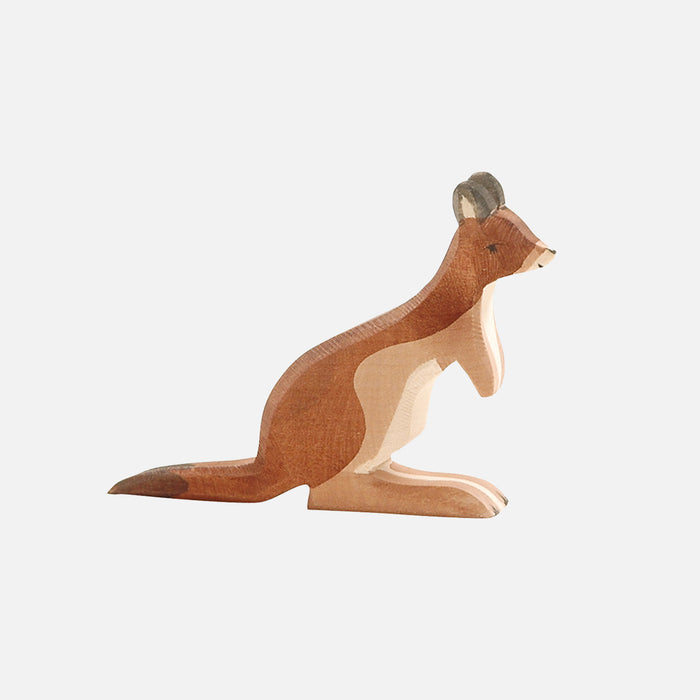 Handcrafted Wooden kangaroo Father