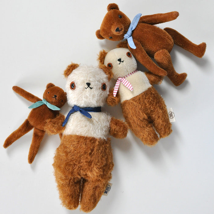 Handmade Classic Mohair Bear - Rust