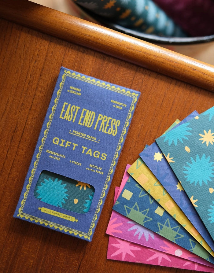 Handprinted Gift Tag Set, East End Press